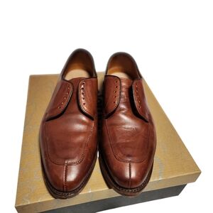 Allen Edmonds Delray Brown Leather Men's Dress Shoes Size 7.5 3E USA